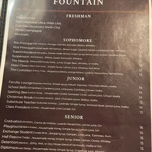 Boozy Signature Cocktails