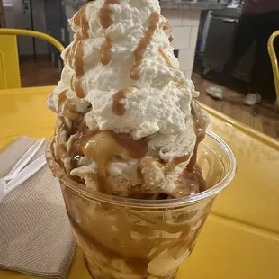 Caramel sundae