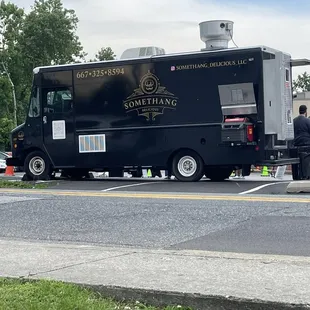 Somethang Delicious food truck at Arbutus fire station