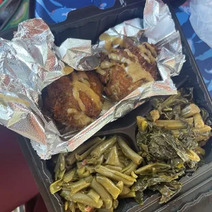 a meal in a plastic container