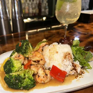 Sautéed Broccoli w/ Shrimp