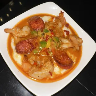 Jambalaya Shrimp &amp; Grits
