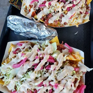 Luau Nachos (currently $12 each)