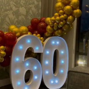 Balloon Marquee Decor
