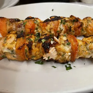 Salmon skewer special