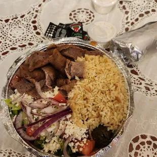 Gyro Combo platter