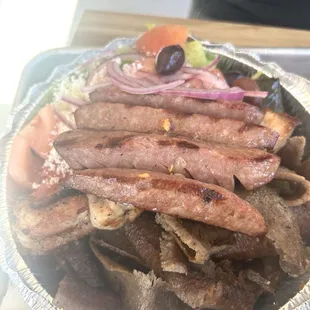 mix Mixed Grill Platter on salad