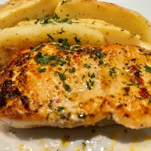 Salmon and Lemon potatoes