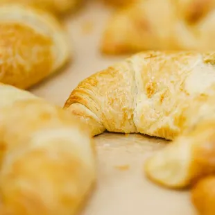 croissants on a table