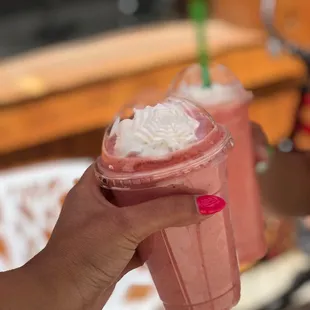 Smoothies: Raging Rapid and Sunrise