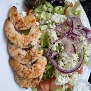 Shrimp Souvlaki
