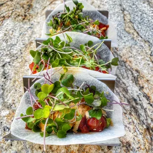 Spicy Poke Jicama Tacos