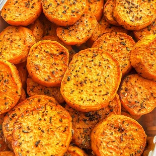 Roasted Sweet Potato Rounds