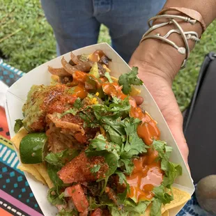 BBQ JACKFRUIT NACHOS