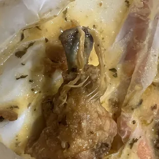 Major Chicken hair on the wing.  Nasty!!!