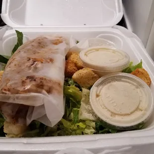 $13 chicken caesar salad