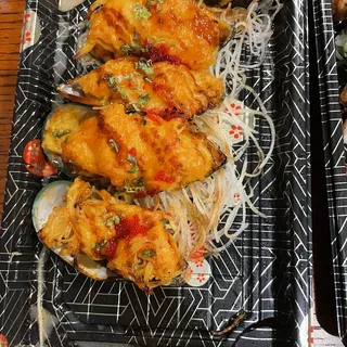 Baked New Zealand Mussels