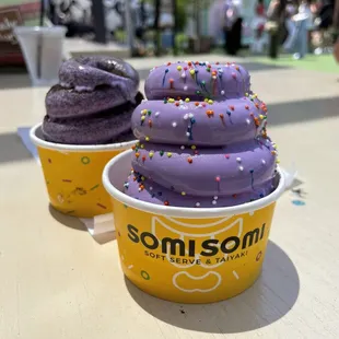 Ube Soft Serve