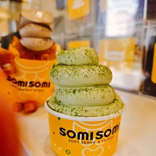 Matcha Soft Serve
