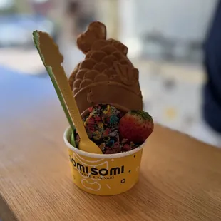 Black Sesame Soft Serve