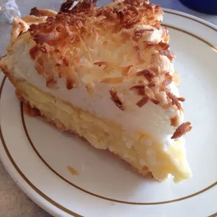 Famous coconut cream pie