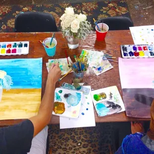 Painting adventures with SOMO Art Studio!