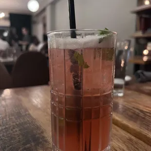 Strawberry mojito - straight up juice