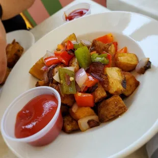 Home Fries with Peppers &amp; Onions