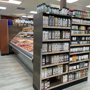 a grocery store display