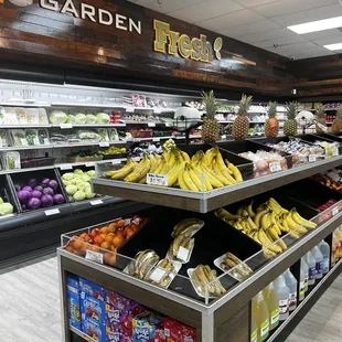 Fresh produce and vegetables