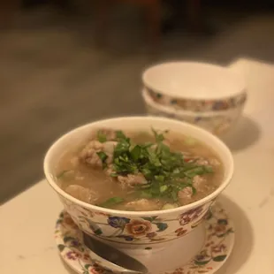 Tom Sap Kradook On - spicy pork cartilage soup