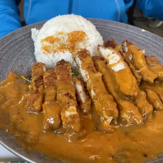 Crispy Chicken Peanut Curry