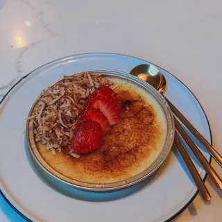 Thai Coconut Cream Brulee