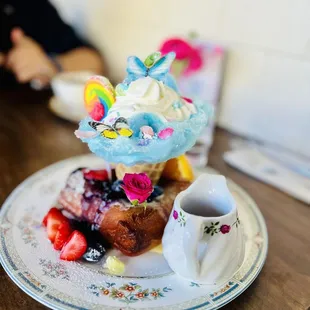 Rainbow French toast