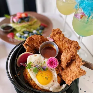 Fried Chicken Bibimbap