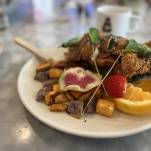 Fried chicken Benedict