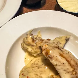 Garlic parmesan wings.