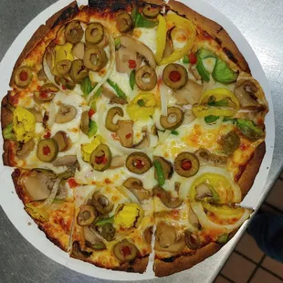 Vegetarian pizza