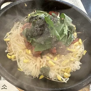 Grilled Octopus Bibimbap