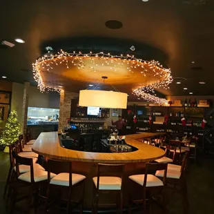 The bar area