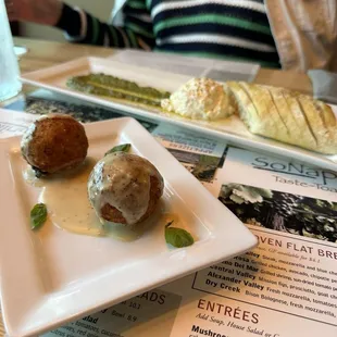 Risotto balls - excellent