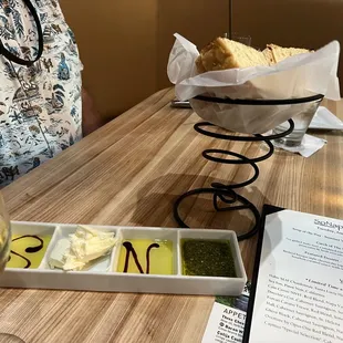 The bread starter is a must!!!