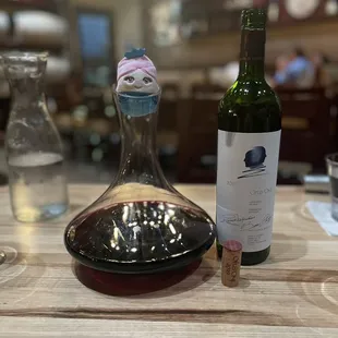 Opus One Red Wine. They have a pretty good wine list.