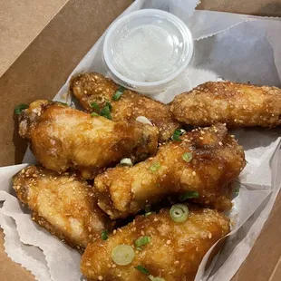 Soy garlic Korean fried chicken