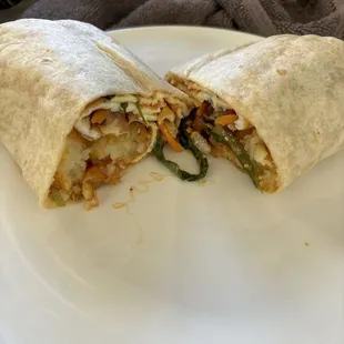 New Korean breakfast burrito.