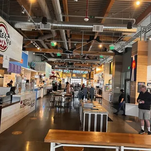 the interior of a coffee shop