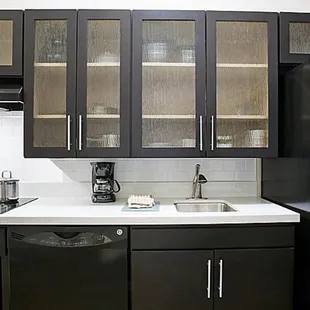 Fully equipped kitchens in all of our rooms