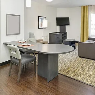 One Bedroom Suite with separate living area and sofa sleeper