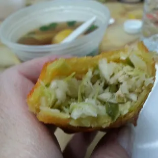 Eggroll, primarily only cabbage