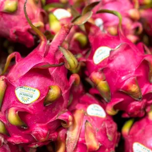 Red dragon fruit - red flesh inside